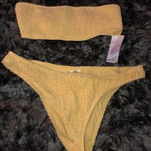 Yellow bikini